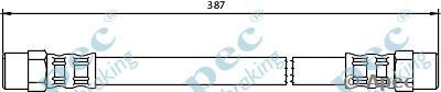 APEC BRAKING hos4039 -  Тормозной шланг